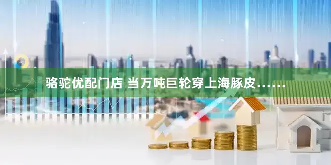 骆驼优配门店 当万吨巨轮穿上海豚皮……