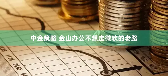 中金策略 金山办公不想走微软的老路